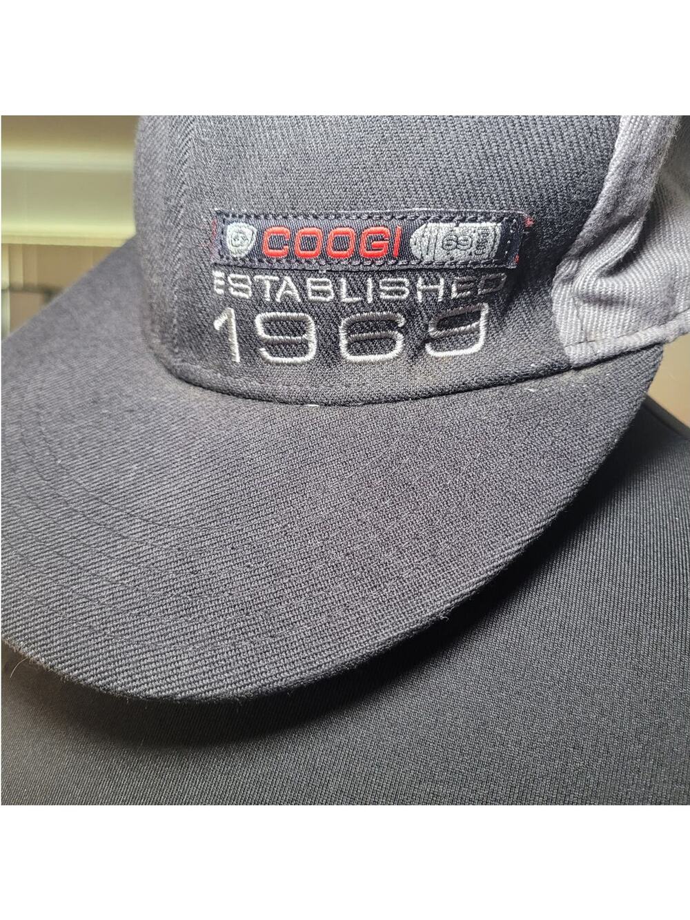 Vintage Y2K COOGI Logo Classic Hip Hop VTG Fitted Hat Cap Size 7 1/2